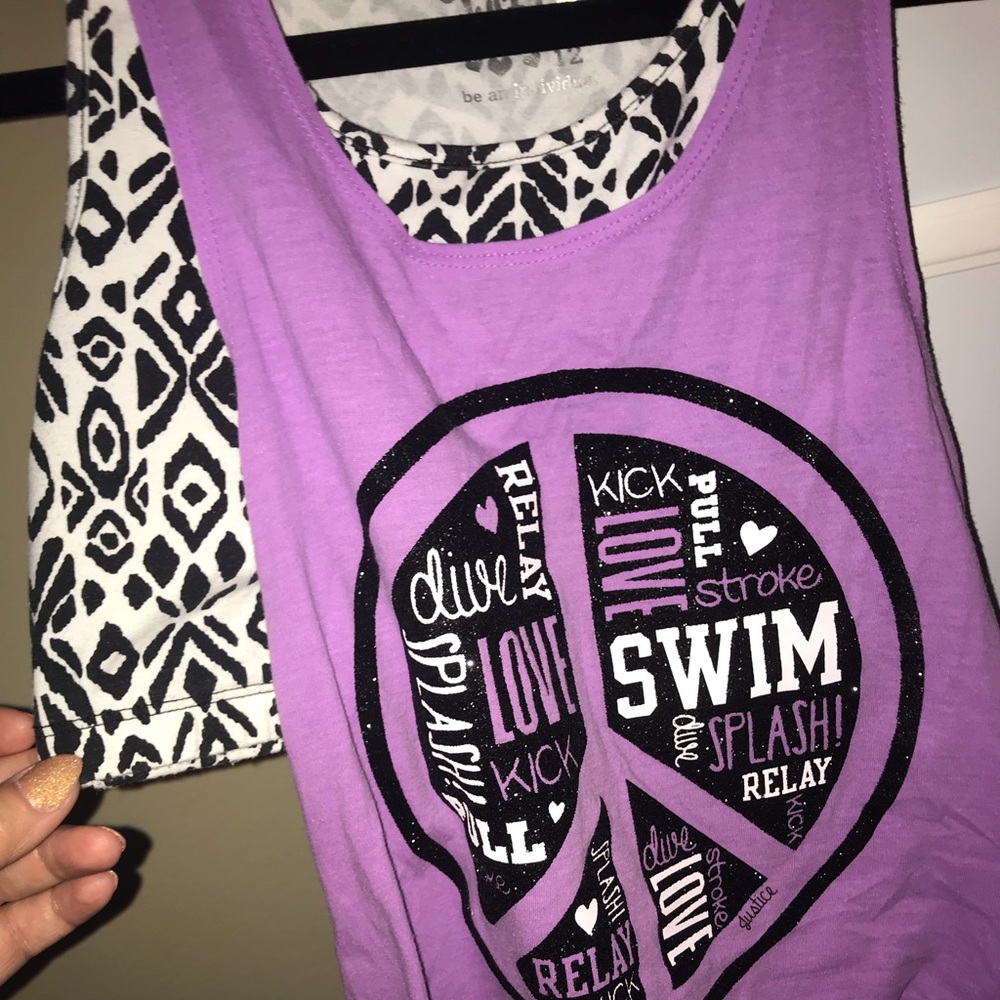 Justice tank top